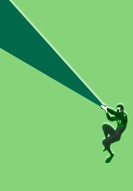 Green Lantern Minimal iPhone HD Wallpapers Download