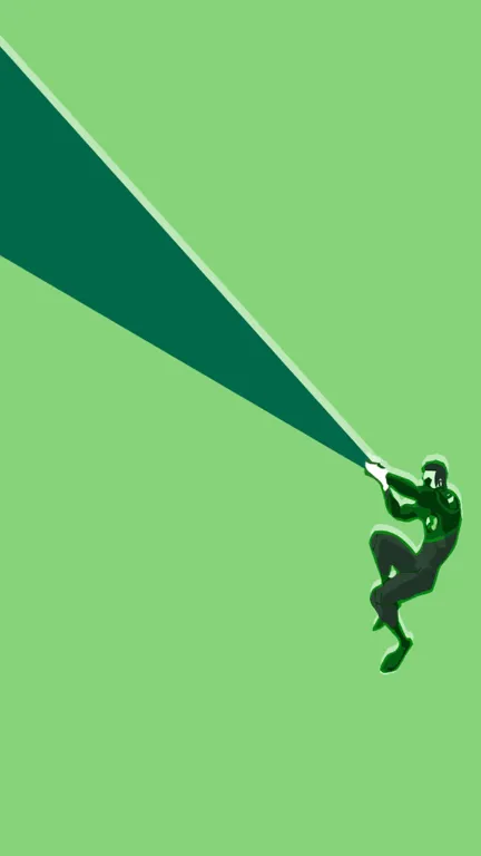 Green Lantern Minimal iPhone HD Wallpapers Download